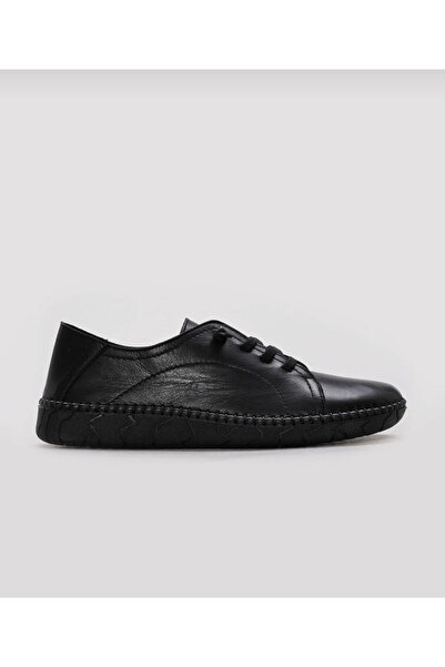 Frontera Shoes Hakiki Deri El Dikişli Konfor Günlük Ayakkabı