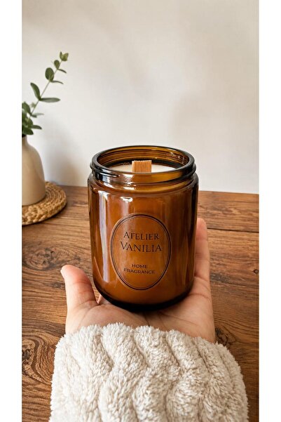 Hediyeni Al VANILIA ATELIER | %100 Doğal Soya Mumu Amber Kavanoz Aromaterapi ...