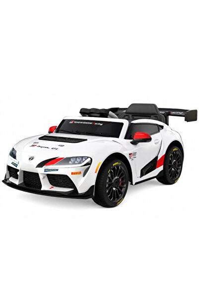 Kinderauto Mașină electrică de plimbare Toyota Supra GR, Albă