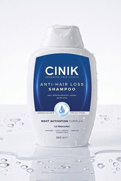 DR. CINIK Anti-Hair Loss Şampuan %3 Procapil Caffeine Oluşumunu Destekleyen Y...