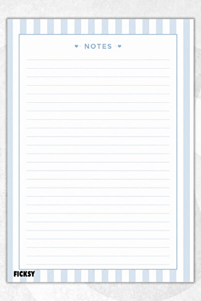 Ficksy A4 Notepad Lined Notebook - 50 Sheets - Memopad - Notepad - Notepad - ...