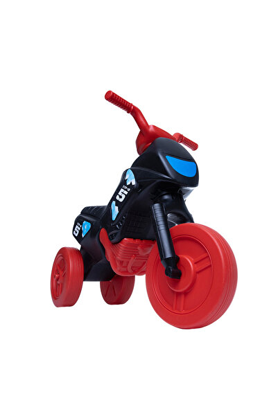 Enduro Bicicletă fără pedale Mini, negru-roșu, 1-3 ani