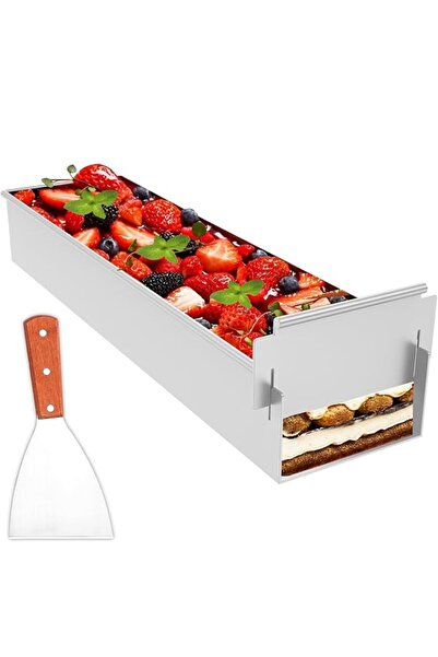 The Bros Tiramisu Pan with Detachable Edge, Nonstick Rectangle