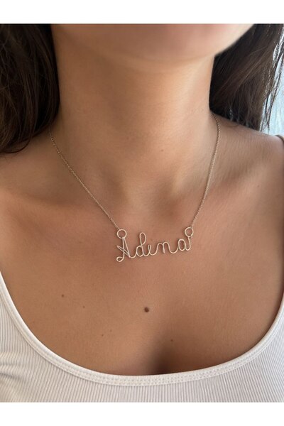IAMIRA Colier ADINA,silver,placat cu argint,nu oxideaza.
