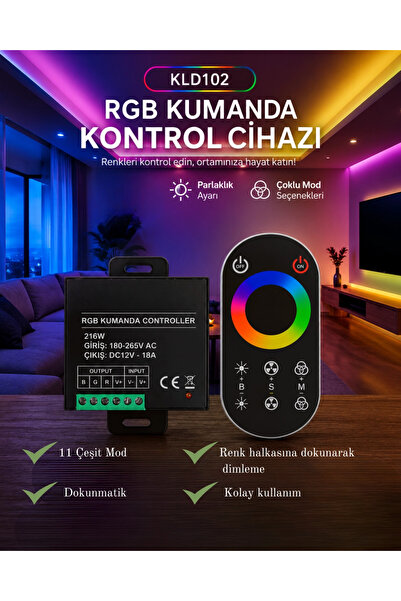Kendal K2 KLD102 RGB Uzaktan Kumanda