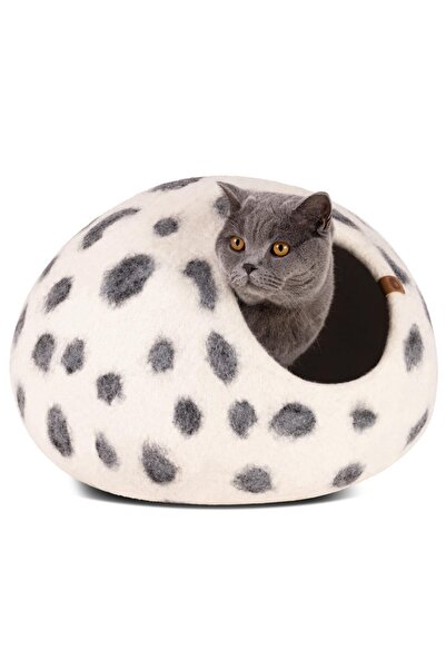 MEOW Culcus Pentru Pisici, MEOWFIA, 2 In 1, 100% Lana Merino Paslita, Confort...