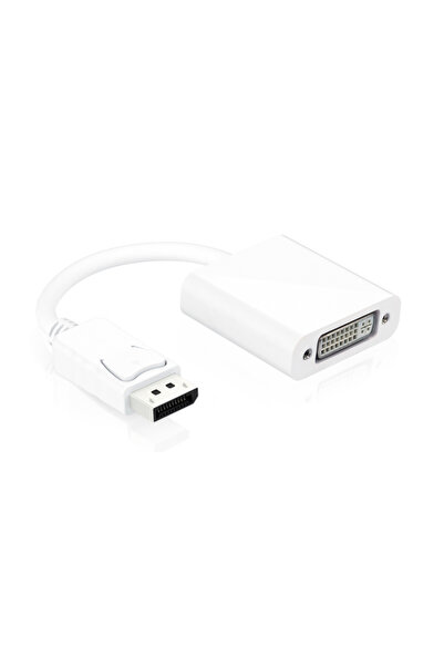 POWERTECH αντάπτορας DisplayPort σε DVI 24+5 CAB-DP005, 0.20m, λευκός