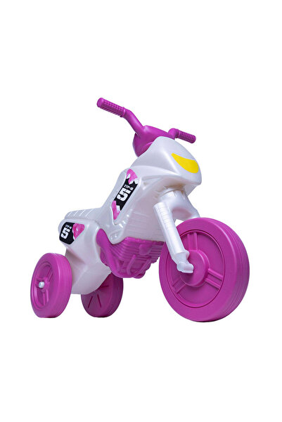 Enduro Bicicletă fără pedale, Mini alb/roz, 1-3 ani