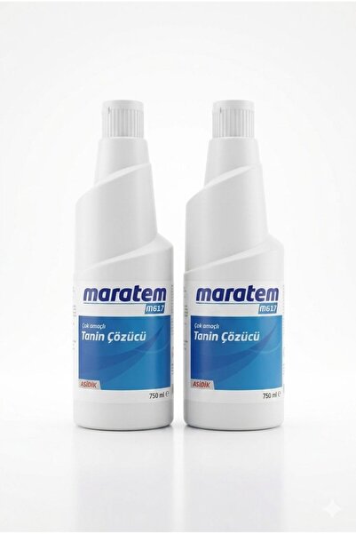 Maratem Çok Amaçlı Tanin Çözücü - Leke Çıkarıcı 750 ml x 2 M617 2 Adet