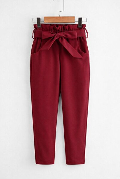 shop All-Season Wearable Sports Burgundy Color Pants