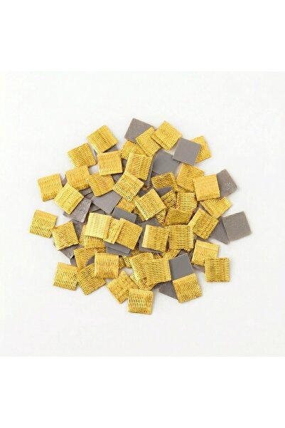 OEM Paiete din plastic aurii patrate 1.3 cm