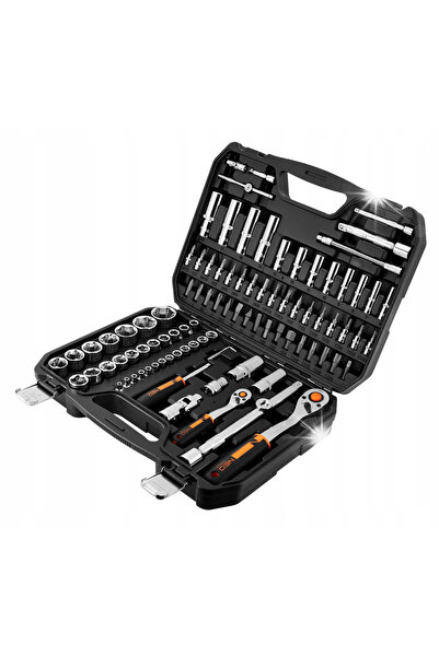 NEO Tools SET CHEI TUBULARE 1/4'' 1/2'' 94 PIESE 10-062