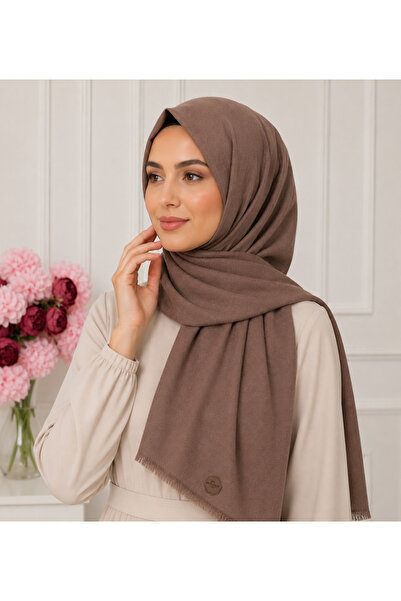 Butik Düz Renk Ayrobin Caz Eşarp