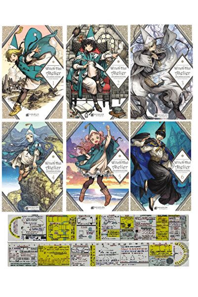 Akıl Çelen Kitaplar Witch Hat Atelier 1-2-3-4-5-6. Ciltler Manga Seti (Manga ...