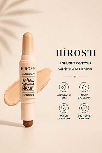 HİROS'H 3'Lü Kapatıcı Seti Farklı Tonlar Ve Aydınlatıcı Etki