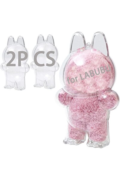 Arabest 2-Piece Protective Case,Clear Figure Display Bag with Keychain,High T...