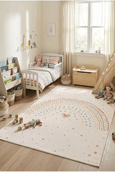 Livset Home Vista Çocuk halısı Genç Odası Yumuşak Dokulu Kız Erkek Bebek Odas...