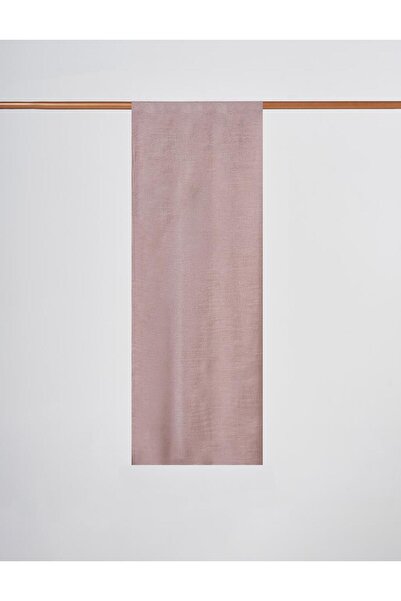 Kayra Shiny Striped Viscose Shawl Mink