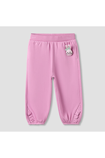 Juniors Girls Joggers with Bunny Applique - Elasticated Waist