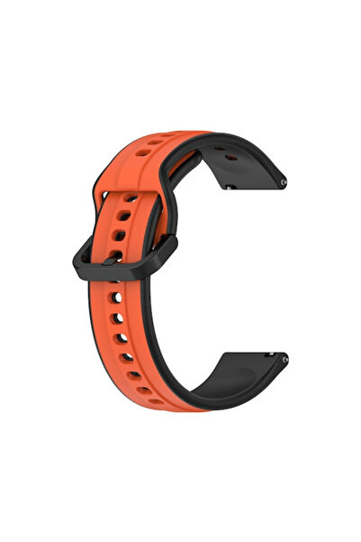 OEM Δίχρωμο λουράκι σιλικόνης μαύρο (για Huawei Watch GT2 / GT3 (42mm) / GT3 ...