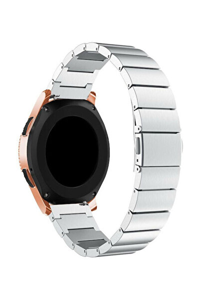OEM Galaxy Active Active 2 Λουράκι Ανοξείδωτο Ατσάλι Ασημί (Galaxy Watch 3 41mm)