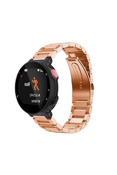 OEM Ανοξείδωτο λουράκι για Garmin Forerunner 25 Ροζ Χρυσό