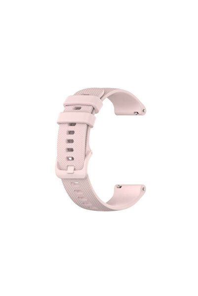 OEM Λουράκι σιλικόνης ροζ με σχέδιο ρόμβων (Galaxy Watch Active 2)