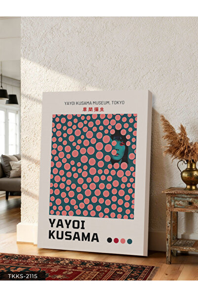 Evinemoda One Piece Yayoi Kusama Canvas-Art Canvas Painting