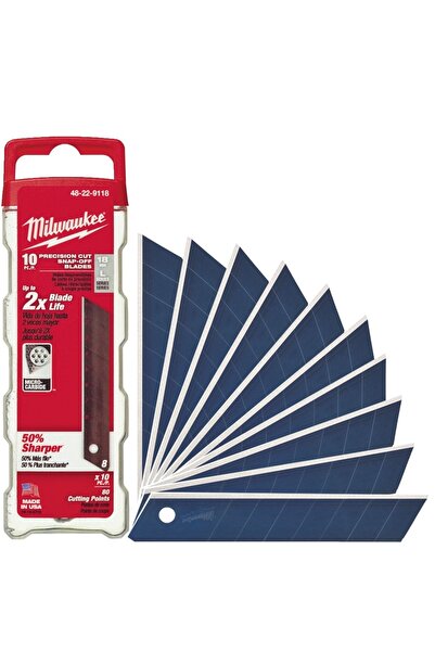 Milwaukee Lame de rezervă profesionale de 18 mm pentru cutter, 10 buc/set