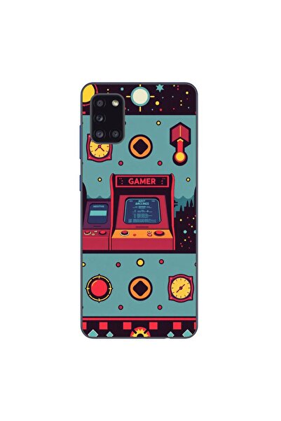 OEM Husa compatibila cu Samsung Galaxy A31 Silicon Gel Tpu Model Gamer Arcade...
