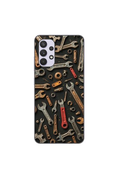 OEM Husa compatibila cu Samsung Galaxy A32 4G Silicon Gel Tpu Model Mechanic ...