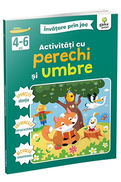 Editura Gama Activități cu perechi și umbre 4-6 ani, - Editura Gama