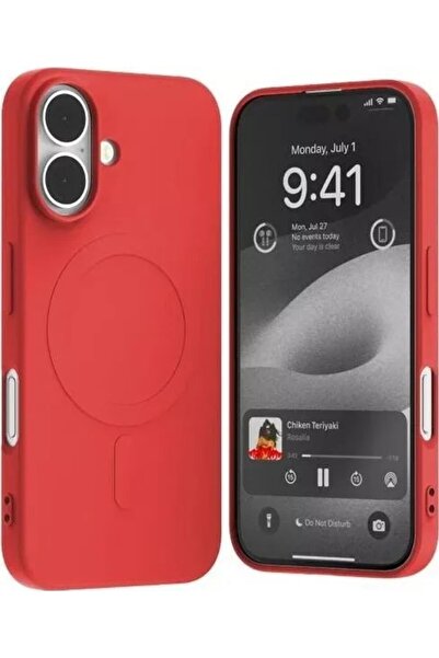 Mercury Husă MagSafe Semi-Silicon iPhone 16 6,1 " roșu