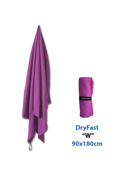 AlpinTec Πετσέτα Γυμναστηρίου/Παραλίας DryFast W (90X180) 60 - Μωβ