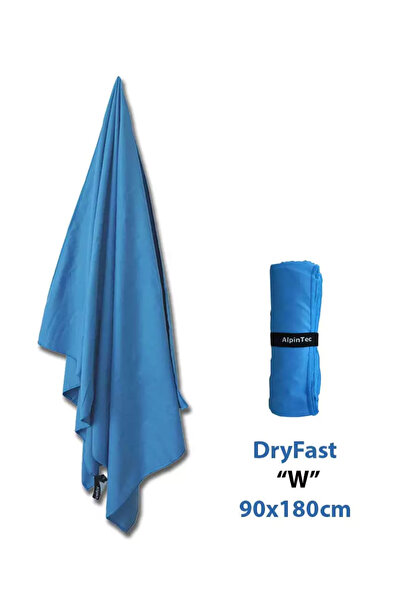 AlpinTec Πετσέτα Γυμναστηρίου/Παραλίας DryFast W (90X180) 97 - Μπλε