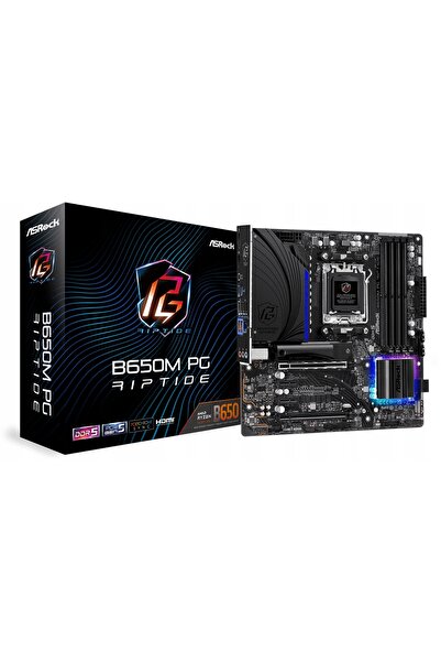 Kraft&dele Placă de bază ASrock B650M PG RIPTIDE micro ATX AMD Ryzen AM5 4x DDR5
