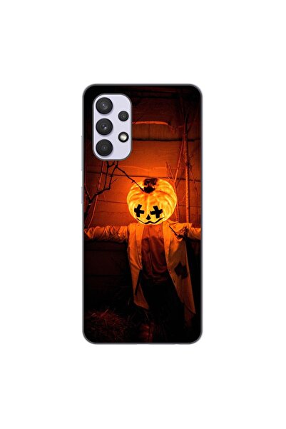 OEM Калъф, съвместим със Samsung Galaxy A32 5G, силиконов гел TPU, с десен Хе...