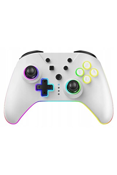 Kraft&dele Gamepad wireless Armor3 NuRival Light Up Alb pentru Nintendo Switch