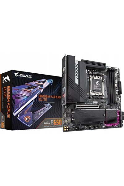 Kraft&dele Placă de bază Gigabyte B650M AORUS ELITE micro ATX AMD Ryzen AM5 4...