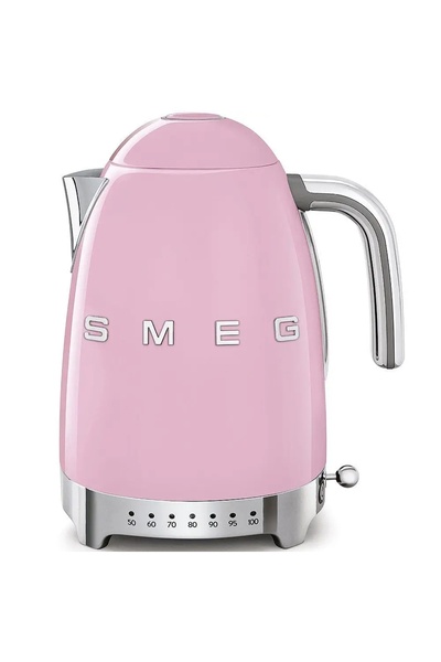 Smegexa Fierbător electric Smeg KLF04PKEU 2400W 1,7L Roz Reglare temperatură