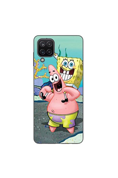 OEM Husa compatibila cu Samsung Galaxy A12 Silicon Gel Tpu Model Spongebob