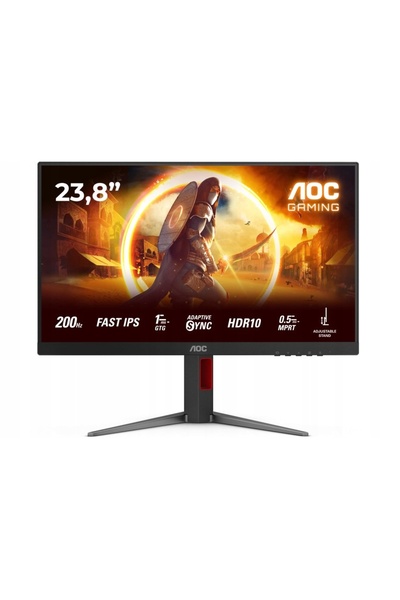 AOCEAN Monitor Gaming AOC 24G4HA 23.8'' FHD Fast IPS 200Hz 0,5ms HDR10 PIVOT