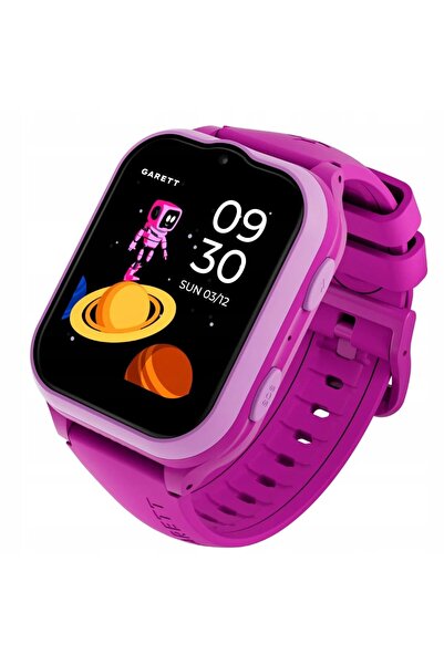 GARETT Smartwatch pentru copii eSIM 4G LTE 1,69” GPS SOS IP67 Roz