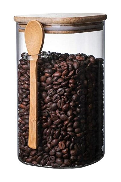 XIUWOO Airtight Glass Food Storage Jar 10 x 10 x 19cm