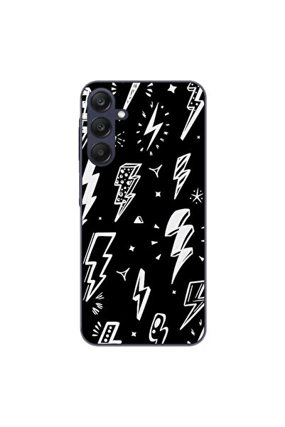 OEM Case compatible with Samsung Galaxy A25 5G Silicon Gel Tpu Lightnings Pat...