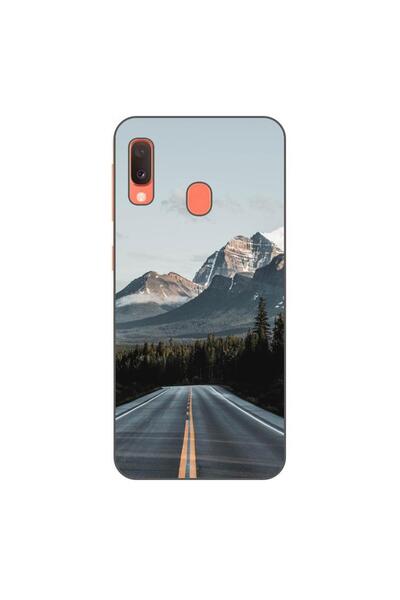 OEM Husa compatibila cu Samsung Galaxy A20e Silicon Gel Tpu Model Mountain Road