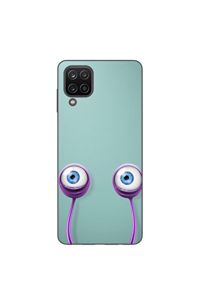 OEM Husa compatibila cu Samsung Galaxy A12 Silicon Gel Tpu Model Snail Eyes