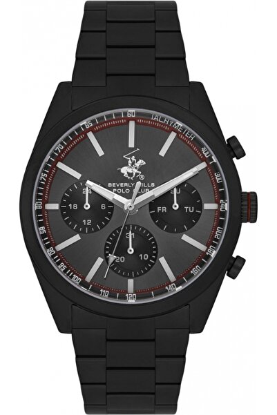 Beverly Hills Polo Club BEVERLY HILLS BP3618X.650 Ceas de modă negru pentru b...