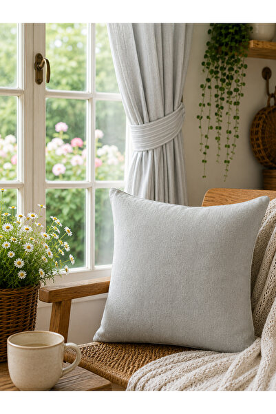 QUBA DECO Premium Duck Fabric 2-Piece Decorative Throw Pillow Cover Water Rep...