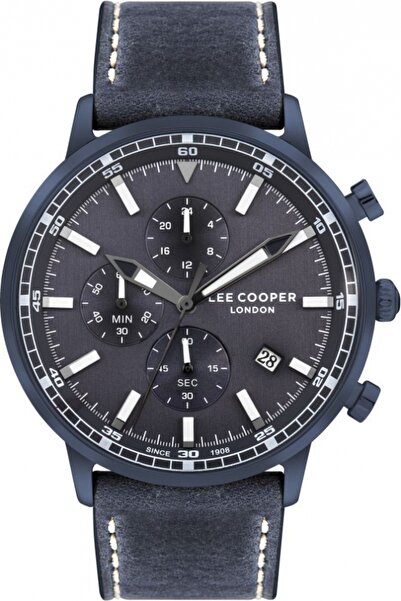 Lee Cooper Ceas de modă pentru bărbați LC07943.990 în culoarea bleumarin — id...